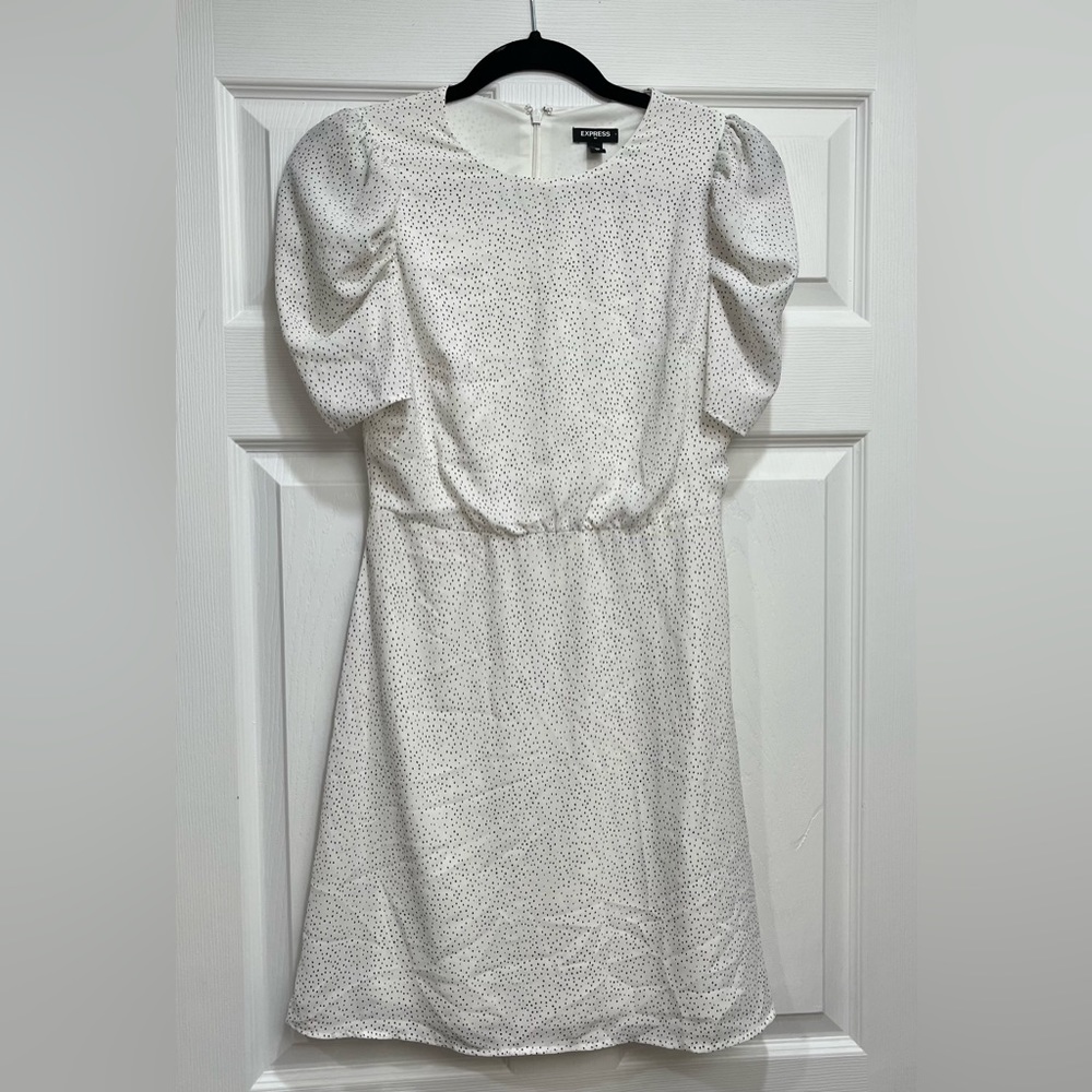Express white with black specks!!